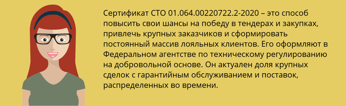 Получить сертификат СТО 01.064.00220722.2-2020 в Полевской